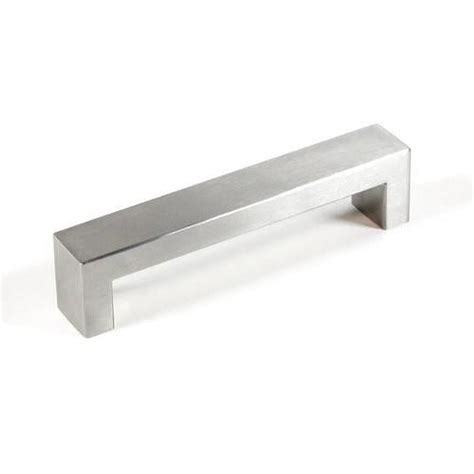 bold design brushed nickel contemporary stainless steel cabinet bar pulls|6.